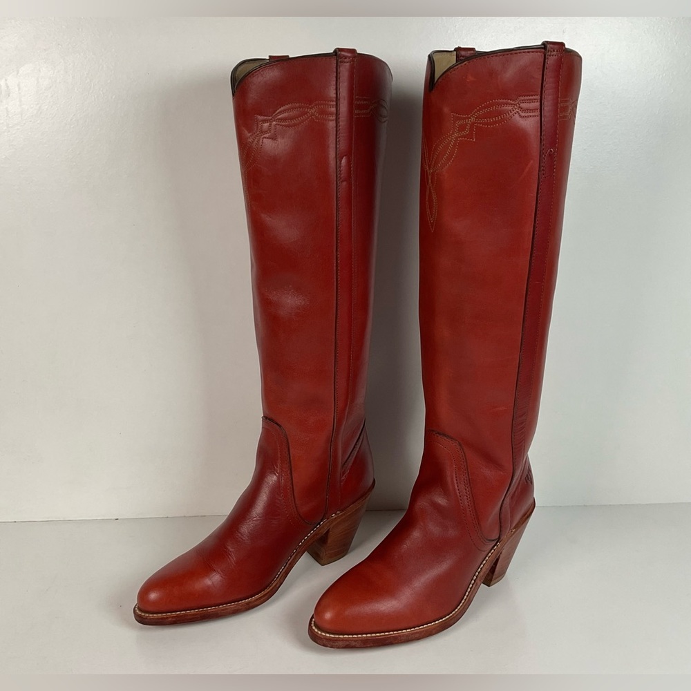 Vintage Frye Tall Mustang Boots | USA Made | Women’s 5 B